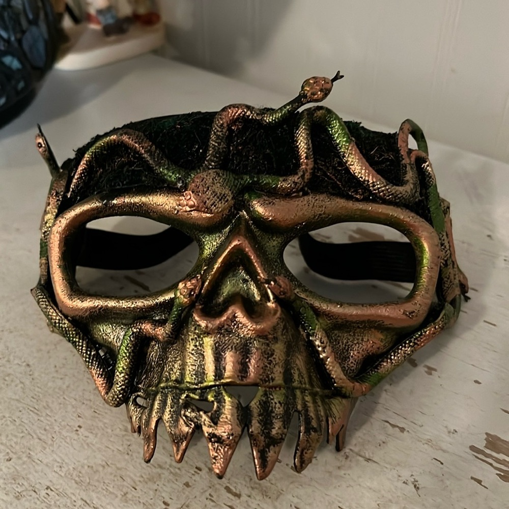 Handmade Medusa snake mask Halloween cosplay